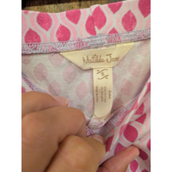 Matilda Jane The Adventure Begins Skipping Stones Pink Ruffle Shorties Sz 8 EUC - Picture 4 of 4